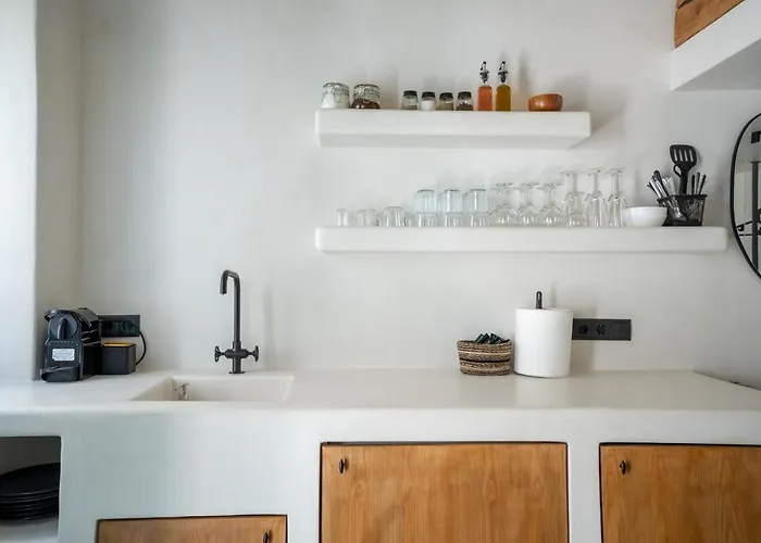 Mykonos Windmills Nest Boho House Chora 2-4 Guests - By Hospirit * Megali Ammos (Mykonos)