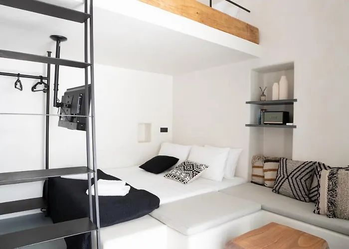 Mykonos Windmills Nest Boho House Chora 2-4 Guests - By Hospirit Apartment